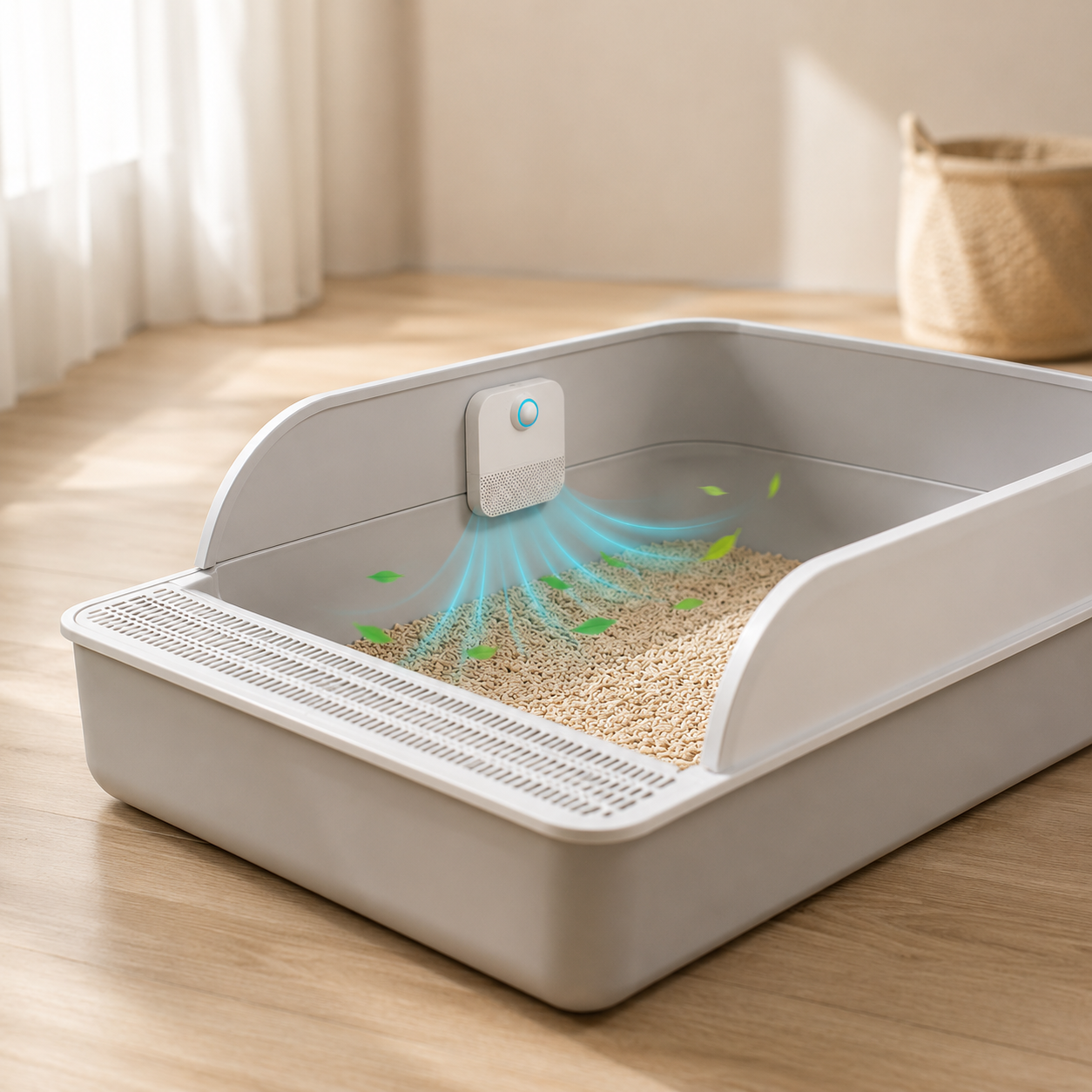 Purificateur d'odeurs intelligent pour litière