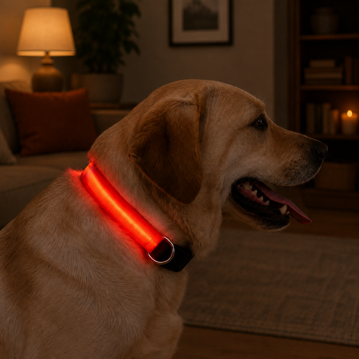 Collier LED lumineux pour chiens