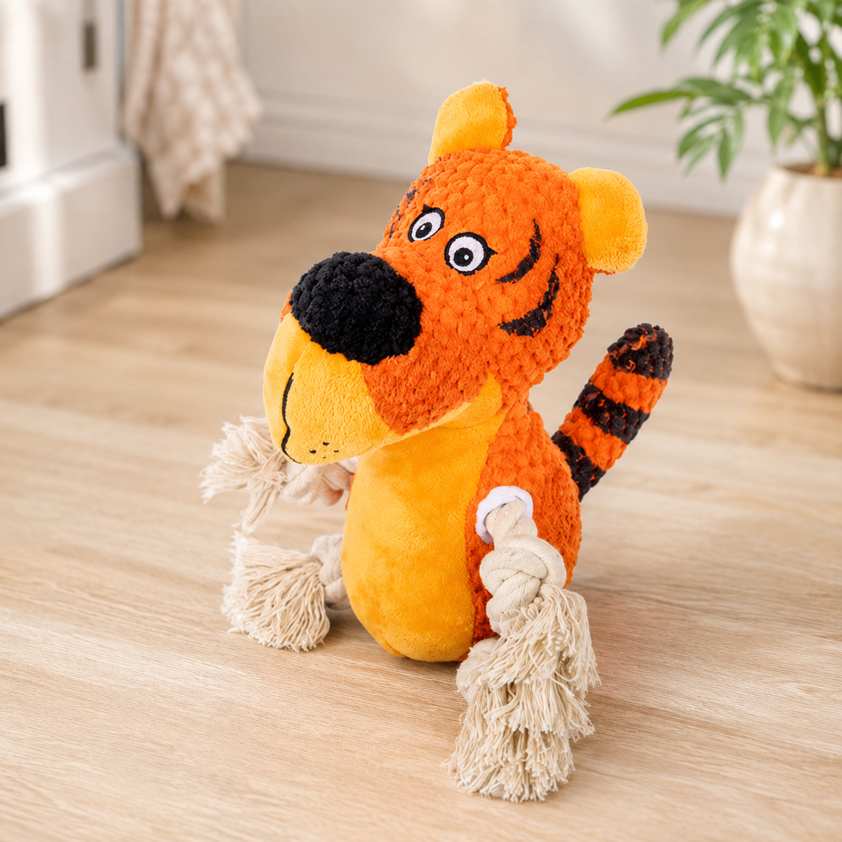 Jouet sonore en peluche pour chiens