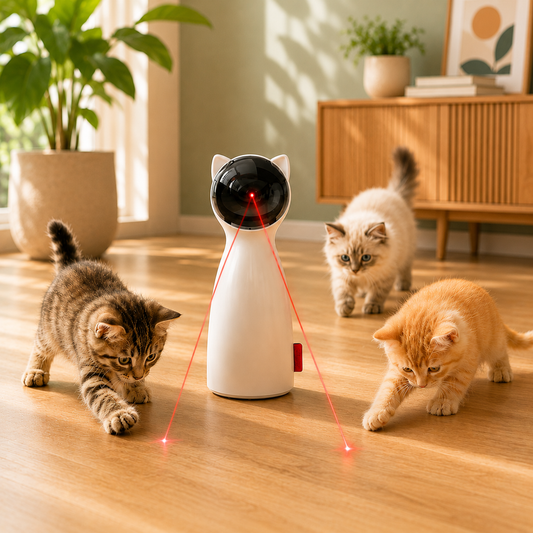 Laser automatique interactif pour chats