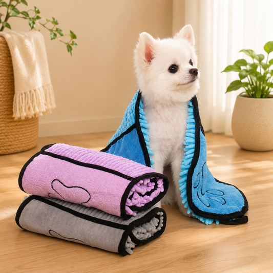 Serviette absorbante à séchage rapide