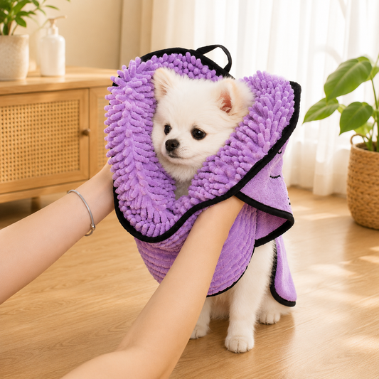 Serviette absorbante à séchage rapide