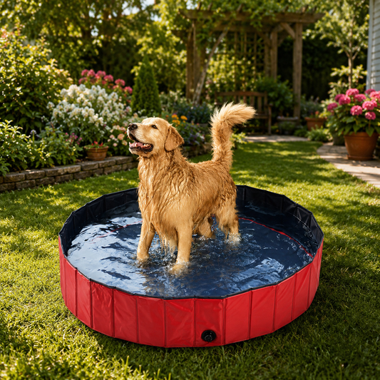 Piscine pliable pour chiens